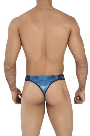 Male underwear model wearing Clever Underwear Risk Men's Thongs available at MensUnderwear.io
