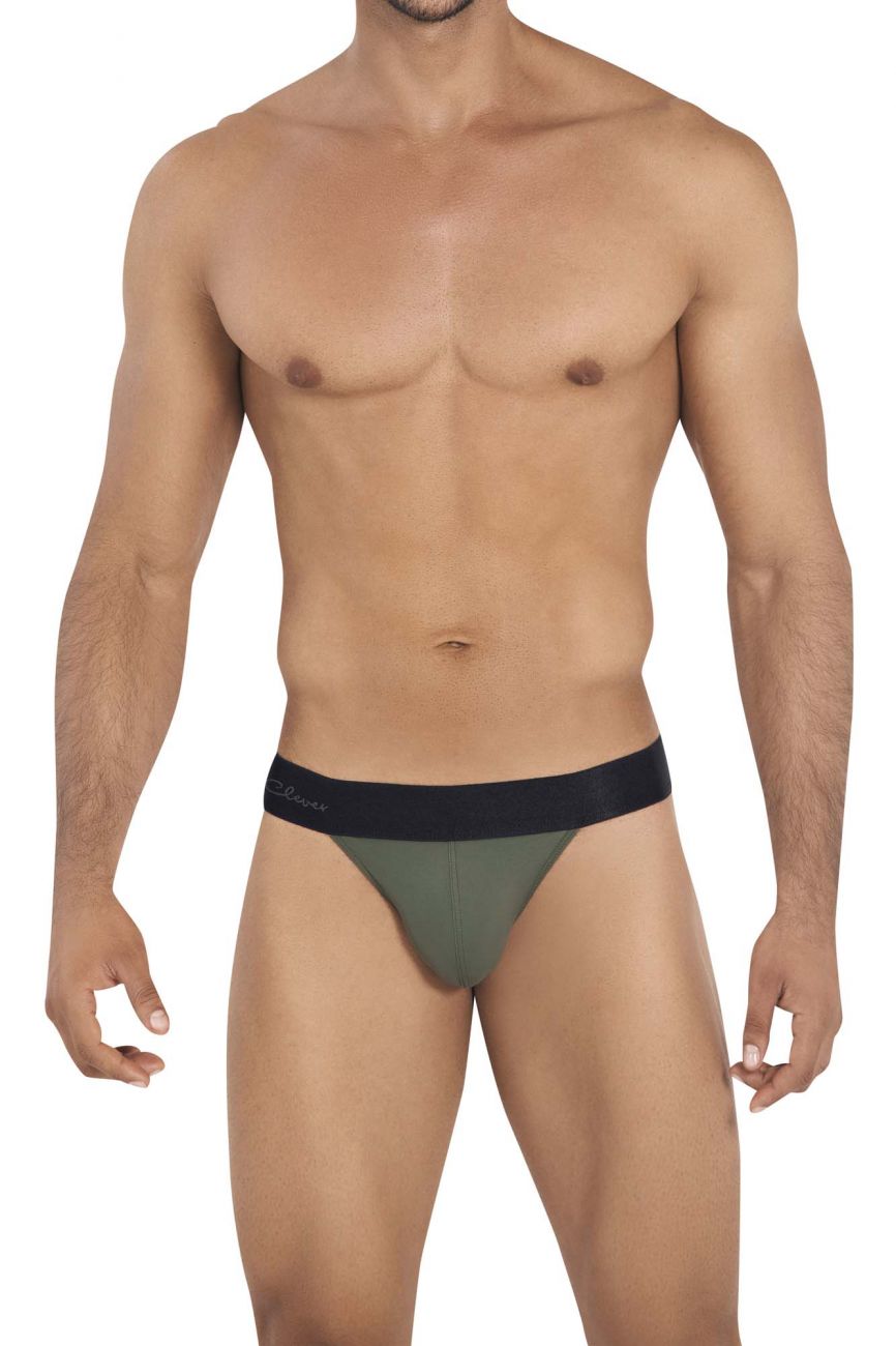 Male underwear model wearing Clever Underwear Inside Men's Bikini available at MensUnderwear.io