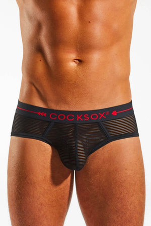 Shop-Cocksox Underwear CX76SH Sheer Sports Brief-MensUnderwear.io