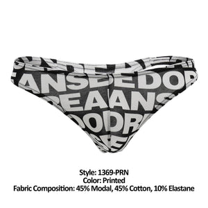 Doreanse Underwear Big Logo Men's Thong