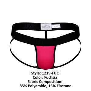 Jockstrap underwear - Doreanse Underwear String Jockstrap - Fuchsia available at MensUnderwear.io - Image 7
