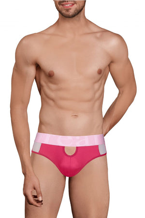 Men's thongs - Doreanse Underwear Window Thongs - Fucshia available at MensUnderwear.io - Image 2