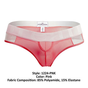 Men's thongs - Doreanse Underwear Window Thongs - Pink available at MensUnderwear.io - Image 7