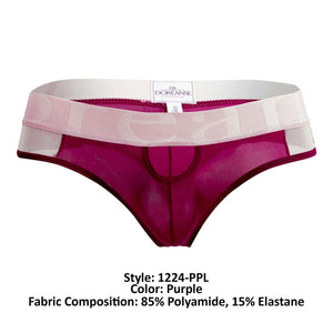 Men's thongs - Doreanse Underwear Window Thongs - Purple available at MensUnderwear.io - Image 7
