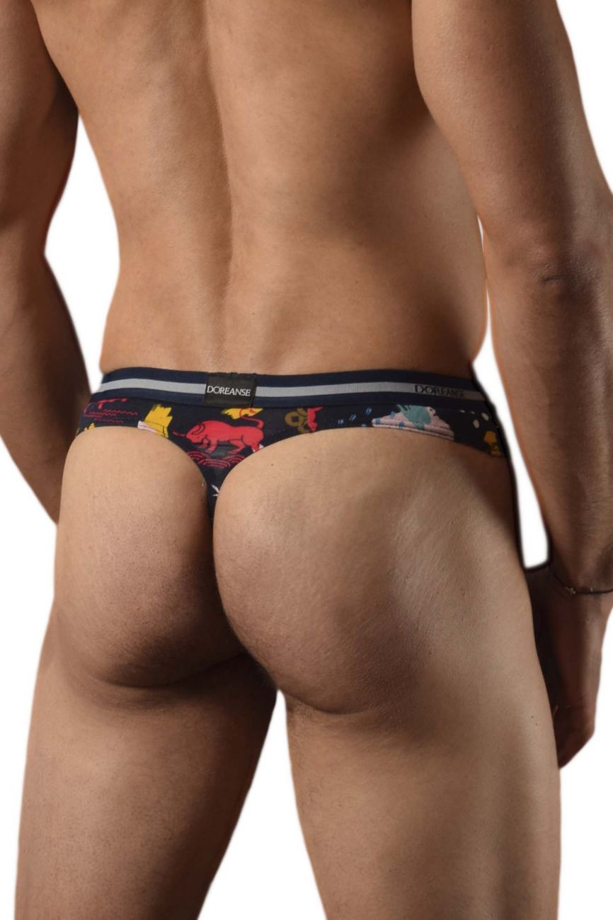 Male underwear model wearing Doreanse Underwear Year of the Bull Men's Thongs available at MensUnderwear.io