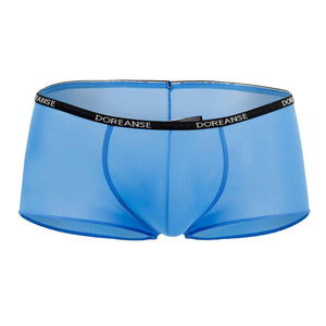 Male underwear model wearing Doreanse Underwear Aire Mini Trunks available at MensUnderwear.io