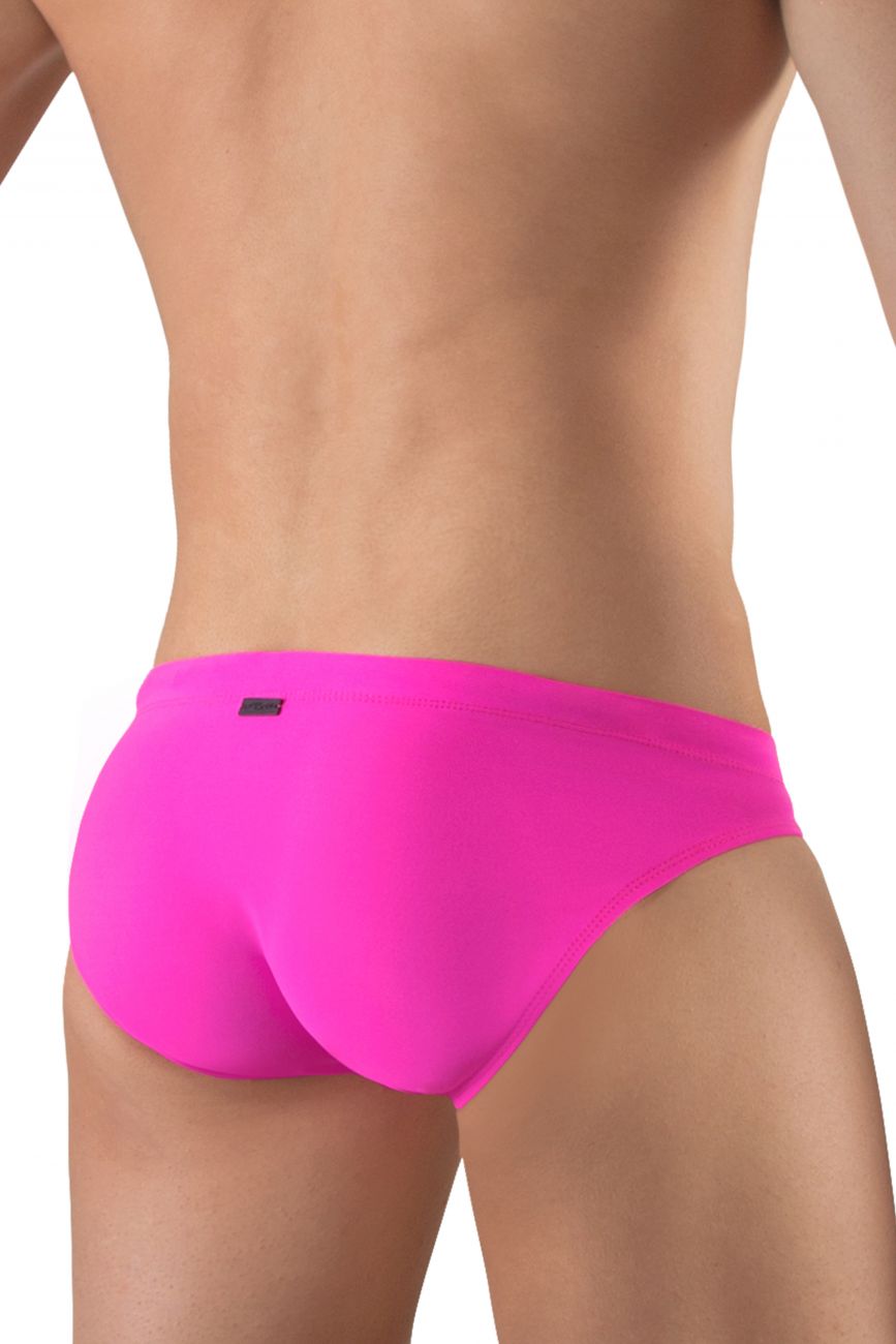 Men's swim briefs - ErgoWear X4D Swim Bikini - Fuschia available at MensUnderwear.io - Image 1