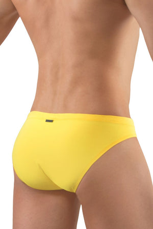 Men's swim briefs - ErgoWear X4D Swim Bikini - Yellow available at MensUnderwear.io - Image 2
