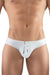 Men's swim briefs - ErgoWear X4D Swim Bikini - White available at MensUnderwear.io - Image 1