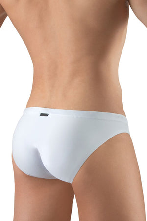 Men's swim briefs - ErgoWear X4D Swim Bikini - White available at MensUnderwear.io - Image 2