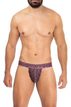 HAWAI Underwear Solid Men's Lace Thongs available at www.MensUnderwear.io - 15