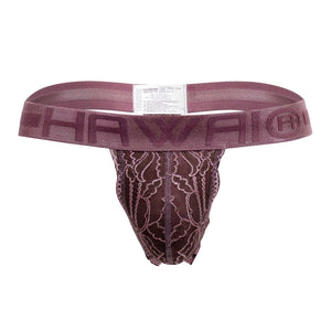 HAWAI Underwear Solid Men's Lace Thongs available at www.MensUnderwear.io - 18