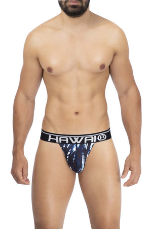 HAWAI Underwear Printed Microfiber Men's Thongs available at www.MensUnderwear.io - 11