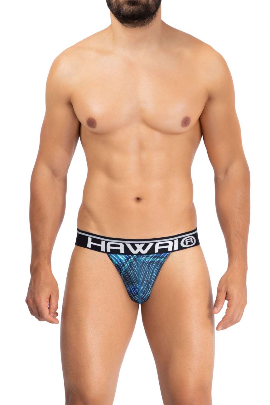 HAWAI Underwear Printed Microfiber Jockstrap available at www.MensUnderwear.io - 2