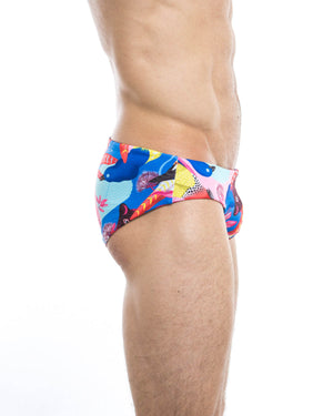 Men's swim briefs - HUNK2 Underwear Panthere Reversible Swim Briefs available at MensUnderwear.io - Image 3