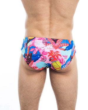 Men's swim briefs - HUNK2 Underwear Panthere Reversible Swim Briefs available at MensUnderwear.io - Image 4