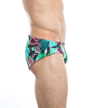 Men's swim briefs - HUNK2 Underwear Schlange Reversible Swim Briefs available at MensUnderwear.io - Image 3