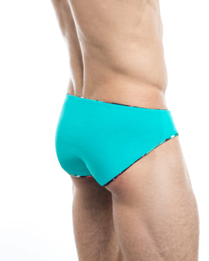 Men's swim briefs - HUNK2 Underwear Schlange Reversible Swim Briefs available at MensUnderwear.io - Image 6