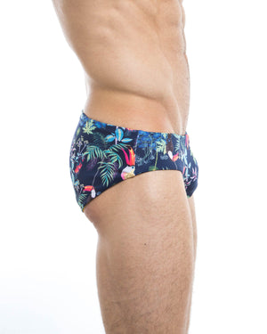 Men's swim briefs - HUNK2 Underwear Tucano Reversible Swim Briefs available at MensUnderwear.io - Image 3
