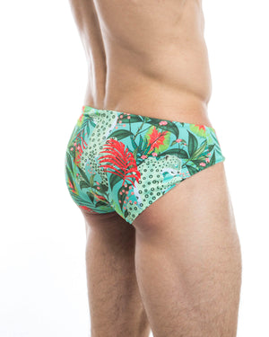 Men's swim briefs - HUNK2 Underwear Amazonia Reversible Swim Briefs available at MensUnderwear.io - Image 2