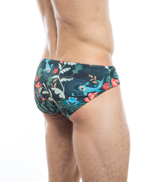 Men's swim briefs - HUNK2 Underwear Alligatori Reversible Swim Briefs available at MensUnderwear.io - Image 2