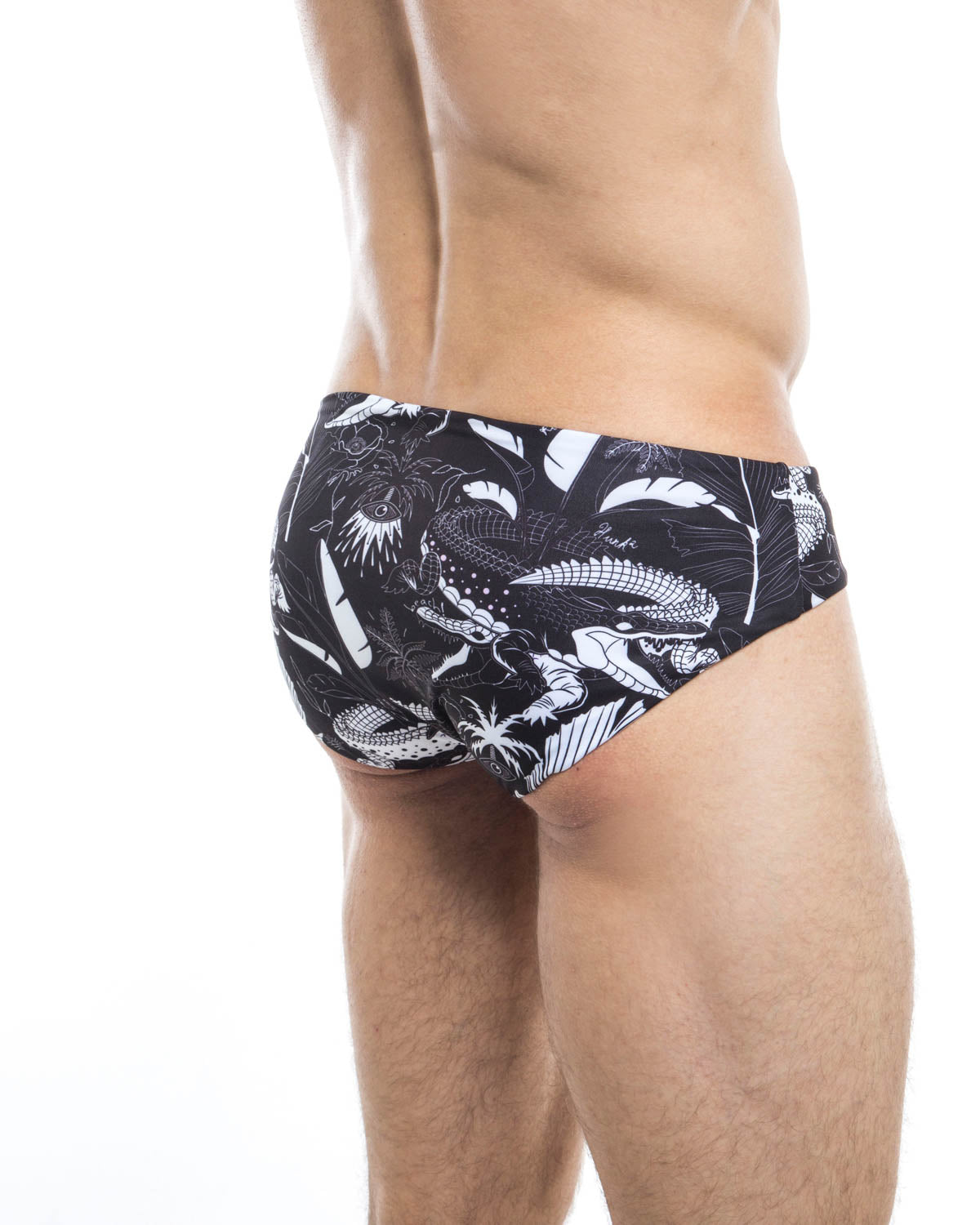 Men's swim briefs - HUNK2 Underwear Einfarbig Reversible Swim Briefs available at MensUnderwear.io - Image 1