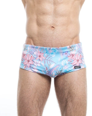 Men's swim trunks - HUNK2 Underwear Lezard Reversible Swim Trunks available at MensUnderwear.io - Image 1