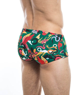 Men's swim trunks - HUNK2 Underwear Frosche Reversible Swim Trunks available at MensUnderwear.io - Image 2