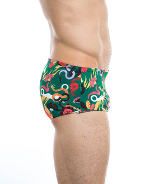 Men's swim trunks - HUNK2 Underwear Frosche Reversible Swim Trunks available at MensUnderwear.io - Image 3