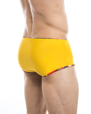 Men's swim trunks - HUNK2 Underwear Frosche Reversible Swim Trunks available at MensUnderwear.io - Image 6