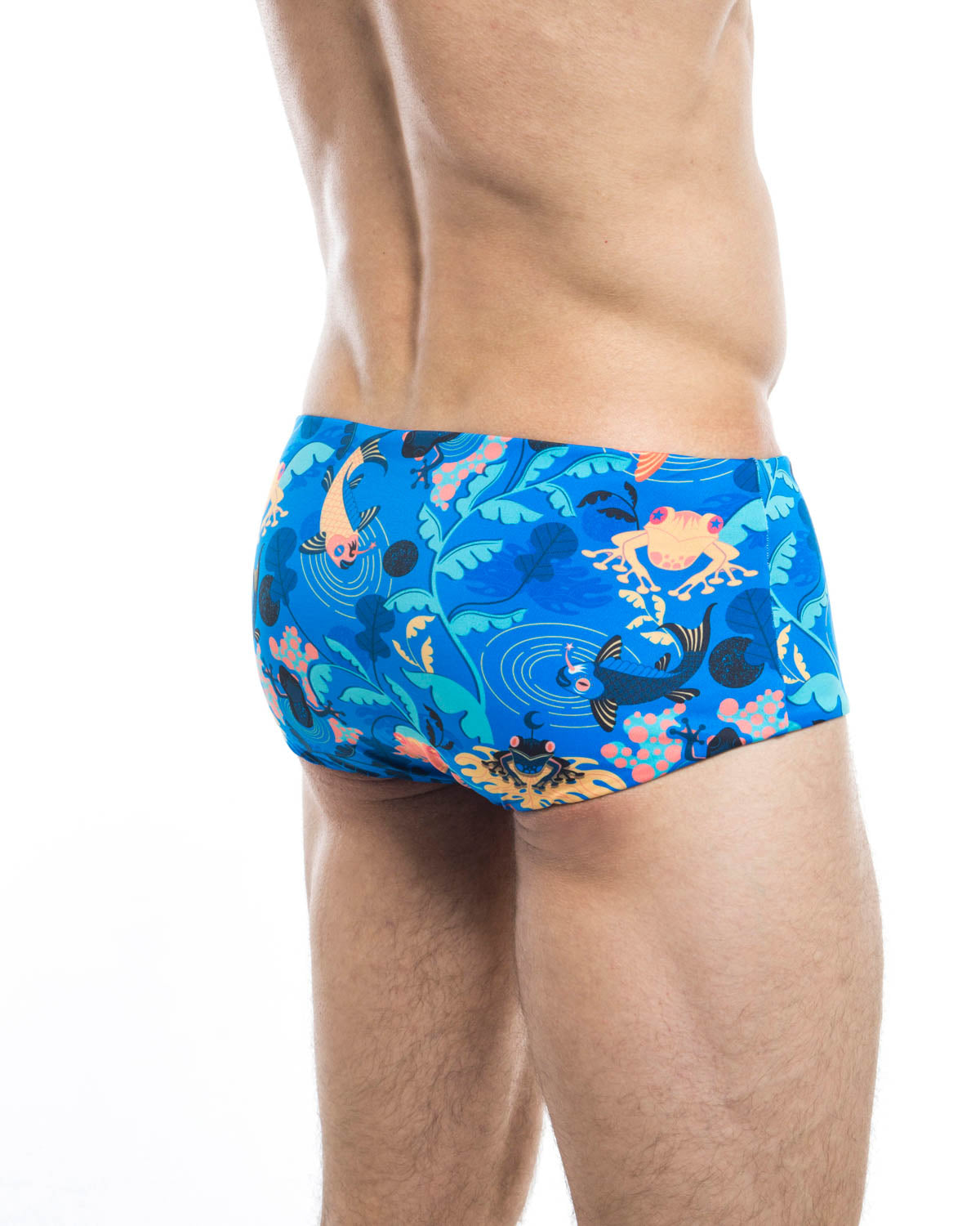 Men's swim trunks - HUNK2 Underwear Rampant Reversible Swim Trunks available at MensUnderwear.io - Image 1