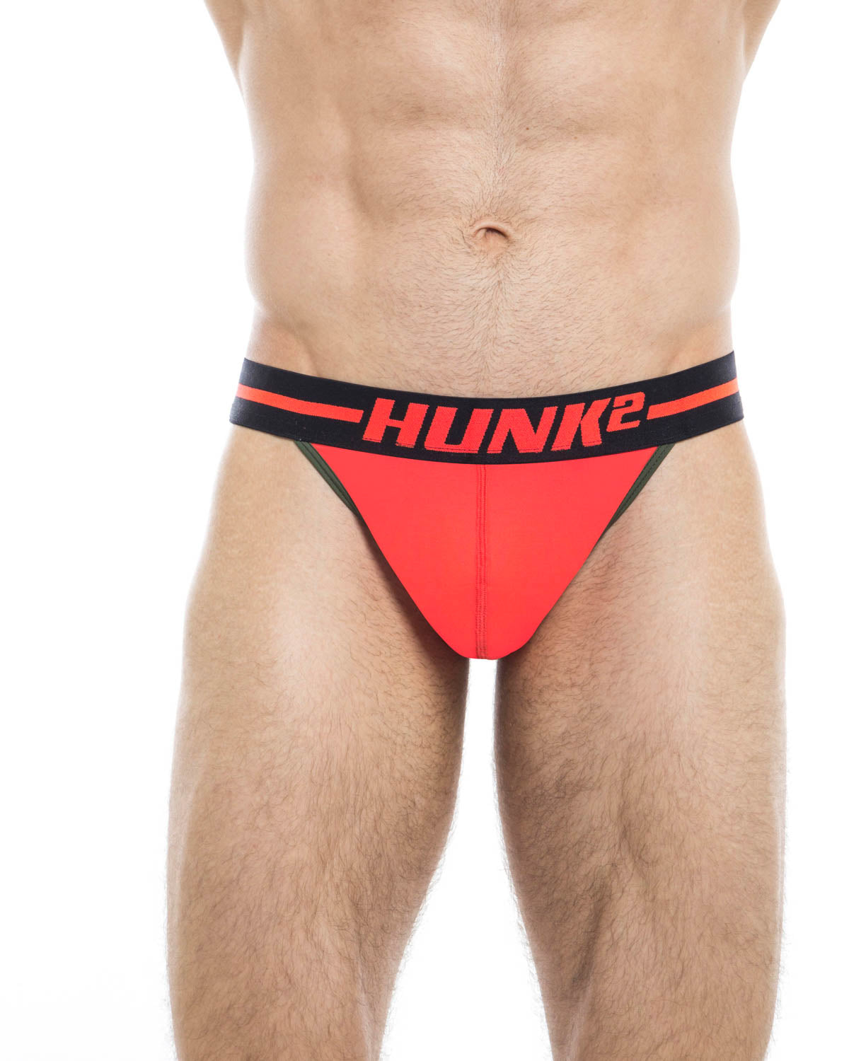 Men's thongs - HUNK2 Underwear Chaos Angreifen Thongs available at MensUnderwear.io - Image 1