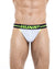 Men's thongs - HUNK2 Underwear Chaos Neon Thongs available at MensUnderwear.io - Image 1