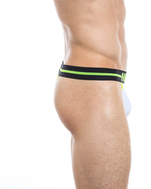 Men's thongs - HUNK2 Underwear Chaos Neon Thongs available at MensUnderwear.io - Image 3