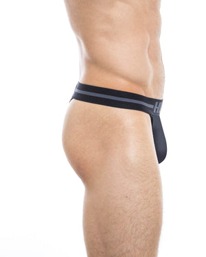 Men's thongs - HUNK2 Underwear Chaos Dunkel Thongs available at MensUnderwear.io - Image 3