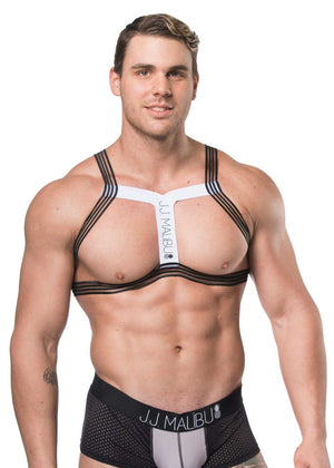 JJ Malibu Gladiator Harness - White