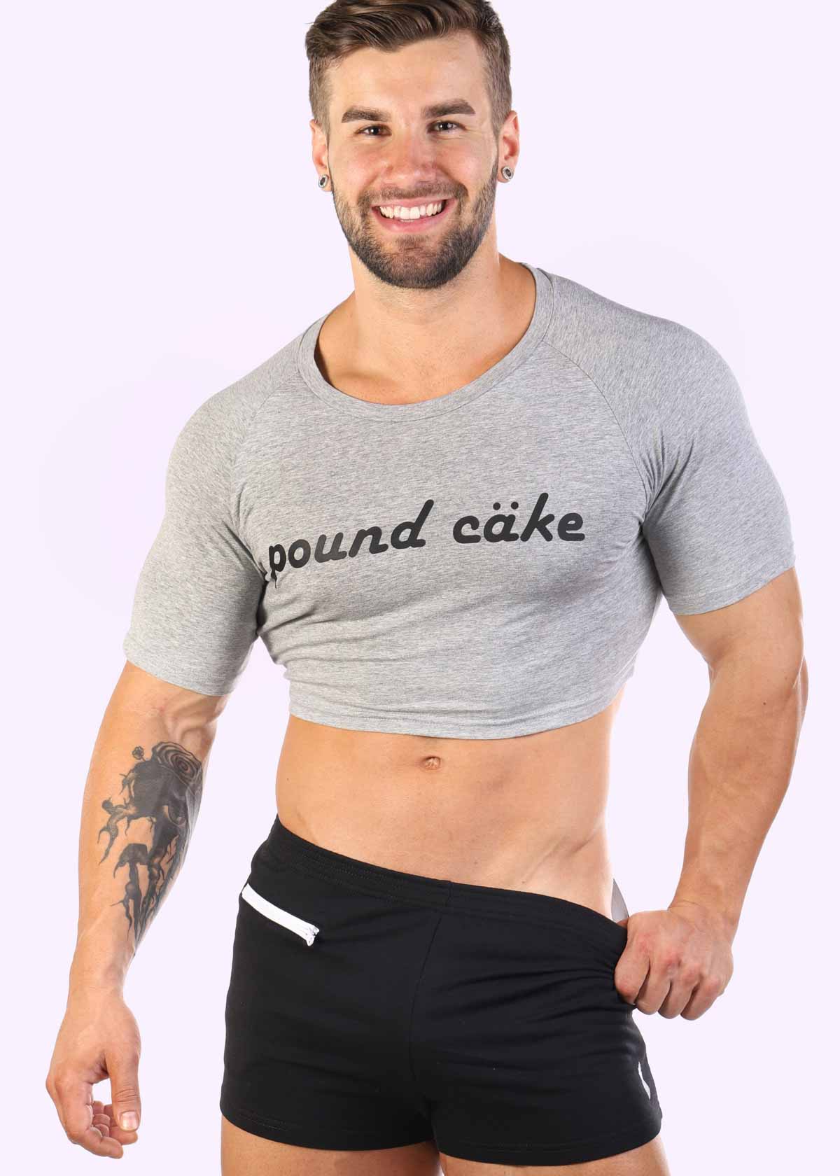JJ Malibu Pound Cake Men's Crop Top T-shirt