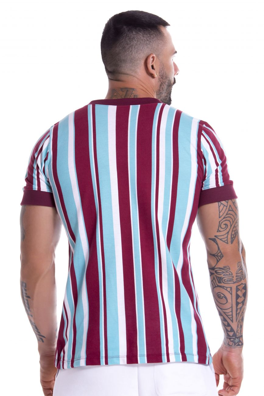 Men's tank tops - JOR Stripes Men's T-Shirt available at MensUnderwear.io - Image 1