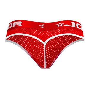 Male underwear model wearing JOR Underwear Rangers Men's G-String available at MensUnderwear.io