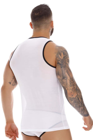 Male underwear model wearing JOR Sportswear Skin Men's Tank Top available at MensUnderwear.io