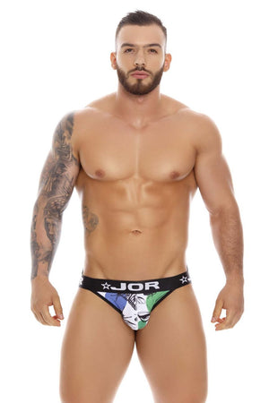 Male underwear model wearing JOR Underwear Beetle Men's Thongs available at MensUnderwear.io