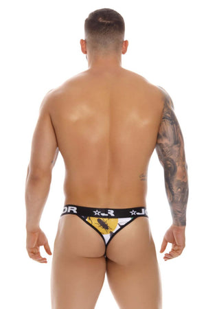 Male underwear model wearing JOR Underwear Beetle Men's Thongs available at MensUnderwear.io