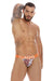 Male underwear model wearing JOR Underwear Ankara Men's G-String available at MensUnderwear.io