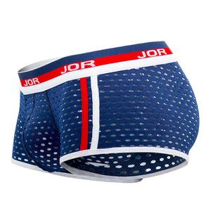 Male underwear model wearing JOR Underwear Squba Trunks available at MensUnderwear.io