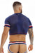 Male underwear model wearing JOR Sportswear Squba Men's Crop Top available at MensUnderwear.io