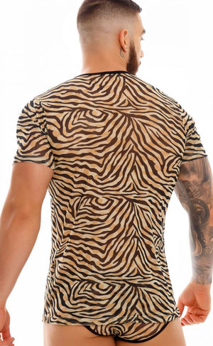 Male underwear model wearing JOR Sportswear Animal Men's T-Shirt available at MensUnderwear.io
