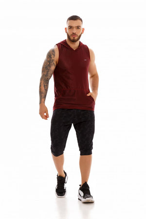 Male underwear model wearing JOR Sportswear Omega Men's Athletic Shorts available at MensUnderwear.io