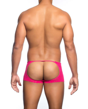 MOB Men's Lace Open Back Boxer available at www.MensUnderwear.io - 6