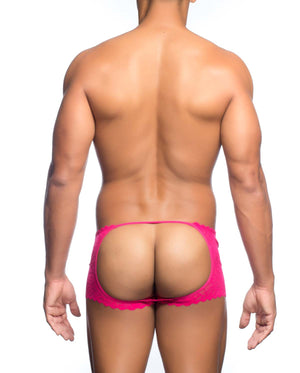 MOB Men's Lace Open Back Boxer available at www.MensUnderwear.io - 7