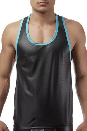 Men's tank tops - Male Power Underwear Lazer Mesh Men's Tank Top available at MensUnderwear.io - Image 1